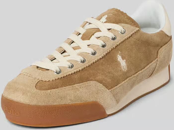 Polo Ralph Lauren Low top sneakers van echt suède Model 'HESTER'