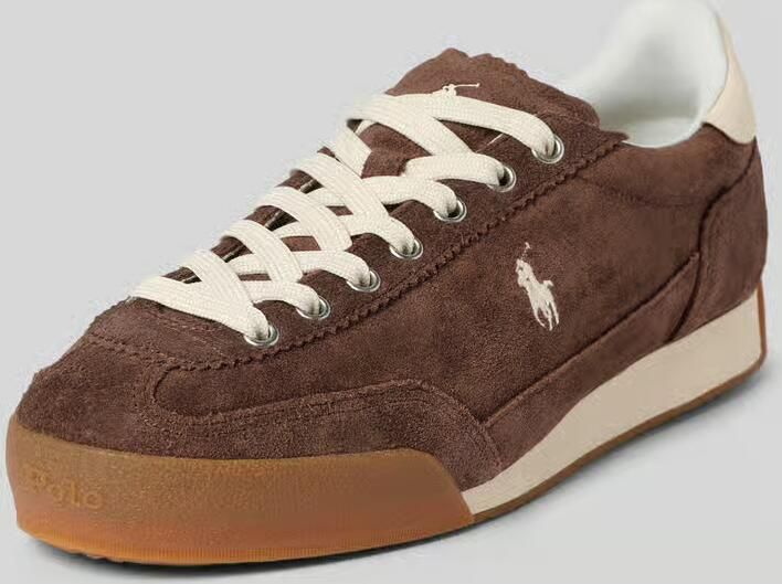 Polo Ralph Lauren Low top sneakers van echt suède Model 'HESTER' - Foto 2