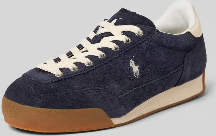 Polo Ralph Lauren Low top sneakers van echt suède Model 'HESTER'