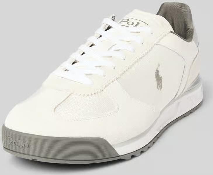 Polo Ralph Lauren Sneakers laag 'VARICK' lichtgrijs donkergrijs zilver wit - Foto 3