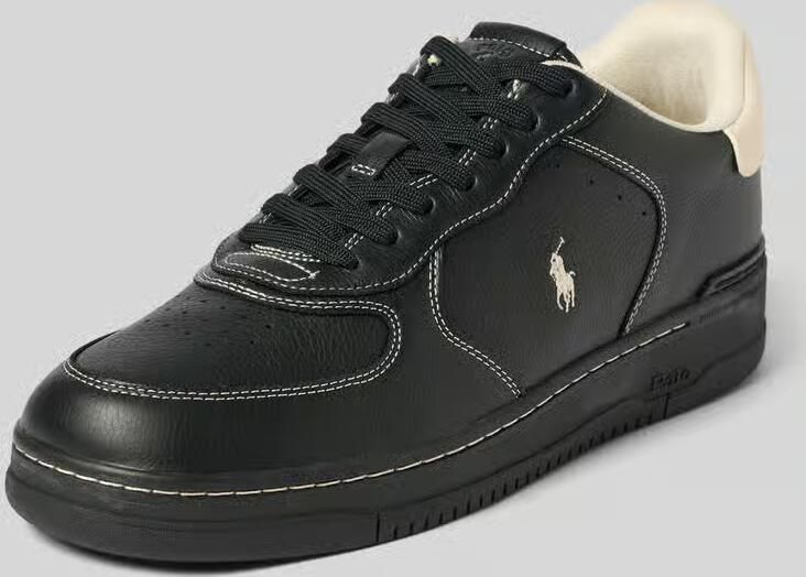 Polo Ralph Lauren Sneakers laag 'MASTERS CRT' zwart natuurwit