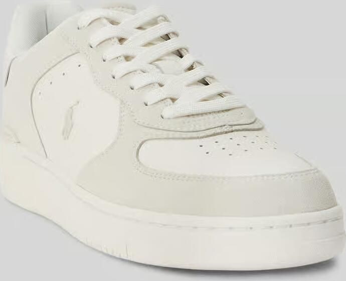 Polo Ralph Lauren Sneakers low van rundleer met logo-opschrift