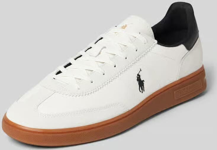 POLO RALPH LAUREN Ralph Lauren Lage Sneakers Dames Bedford Pp Sneakers Low Top Lace D Leer Wit - Foto 16