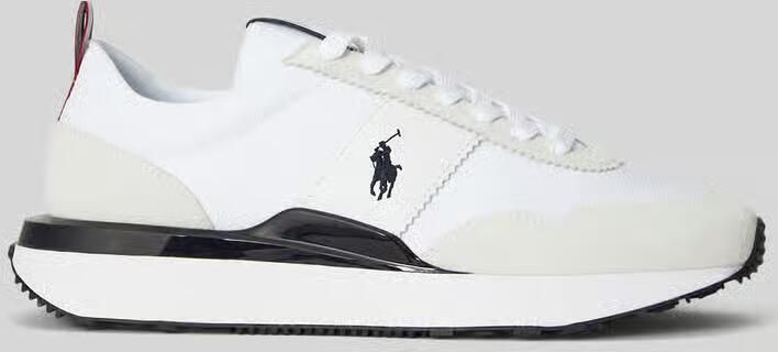 Polo Ralph Lauren Sneakers van gecoate leer-mix model 'TRAIN 89' - Foto 7