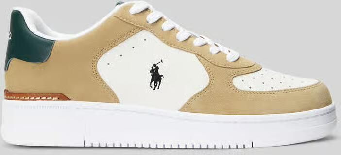 Polo Ralph Lauren Leren sneakers met logostitching model 'MASTERS' - Foto 4