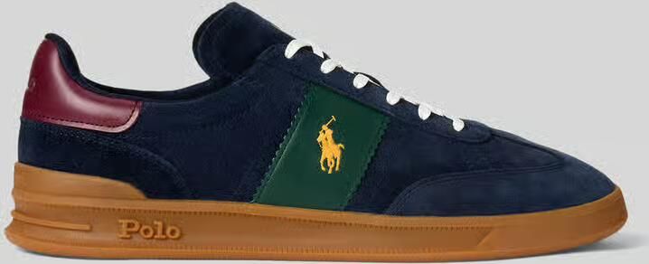 POLO RALPH LAUREN Ralph Lauren Lage Sneakers Heren Heritage Area Suède Blauw - Foto 15