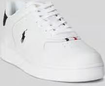 Polo Ralph Lauren Sneakers van gecoate leer-mix model 'MASTER COURT' - Foto 8