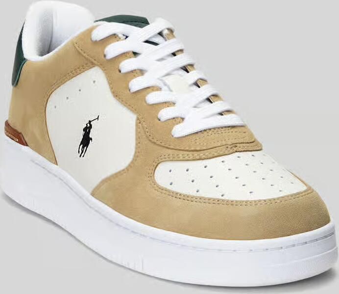 Polo Ralph Lauren Leren sneakers met logostitching model 'MASTERS' - Foto 6