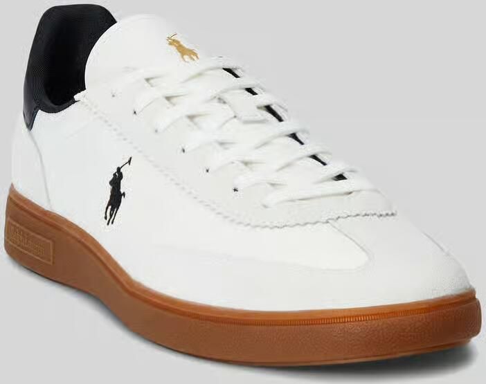 POLO RALPH LAUREN Ralph Lauren Lage Sneakers Dames Bedford Pp Sneakers Low Top Lace D Leer Wit - Foto 17