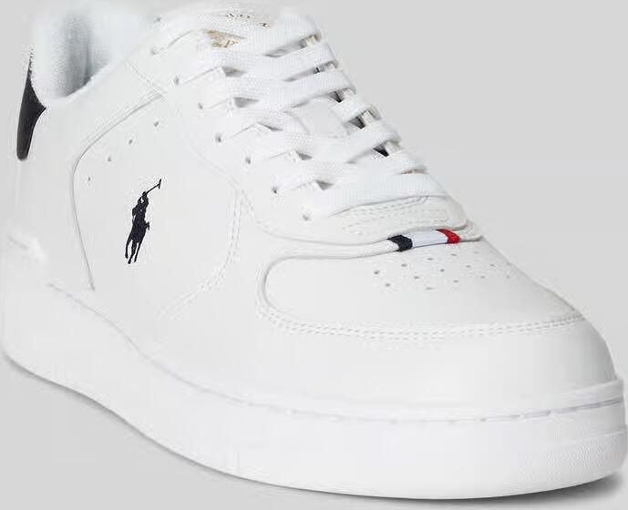 Polo Ralph Lauren Sneakers van gecoate leer-mix model 'MASTER COURT' - Foto 7