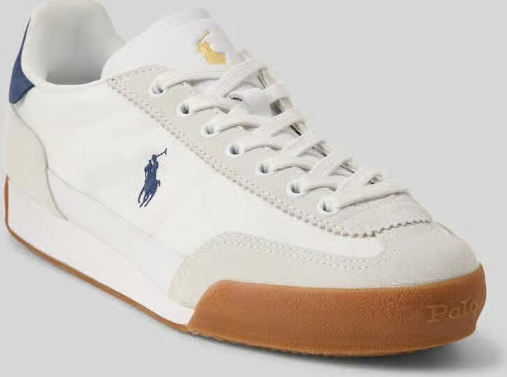 Polo Ralph Lauren Sneakers laag 'Hester' beige donkerblauw wit - Foto 4