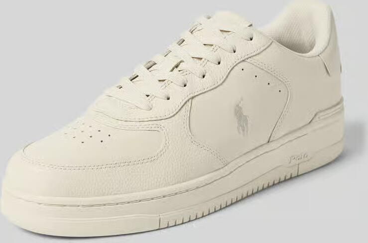 Polo Ralph Lauren Sneakers van echt leer met logostitching model 'MASTERS COURT' - Foto 5