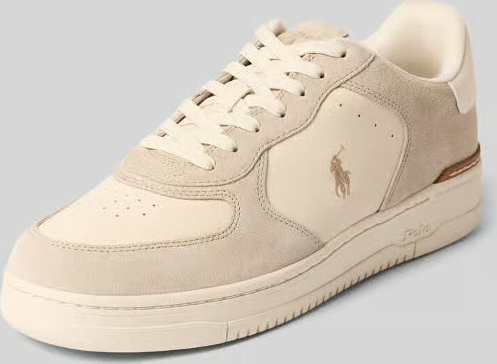 POLO RALPH LAUREN Ralph Lauren Lage Sneakers Masters Court Low Top Suède Beige - Foto 15