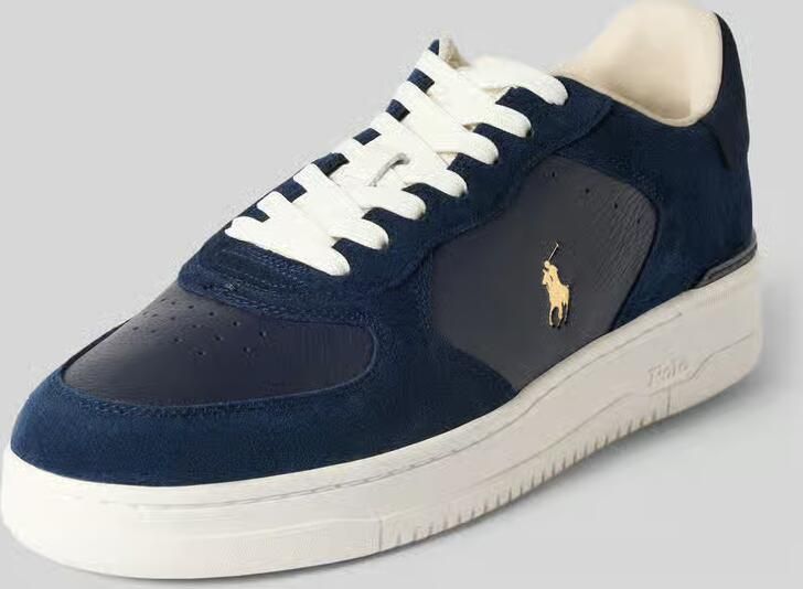 POLO Ralph Lauren Masters Court PP suède sneakers donkerblauw - Foto 5