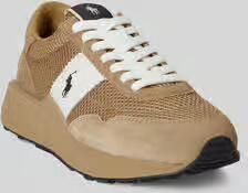 Polo Ralph Lauren Sneakers van echt rundleer met gestikt logo