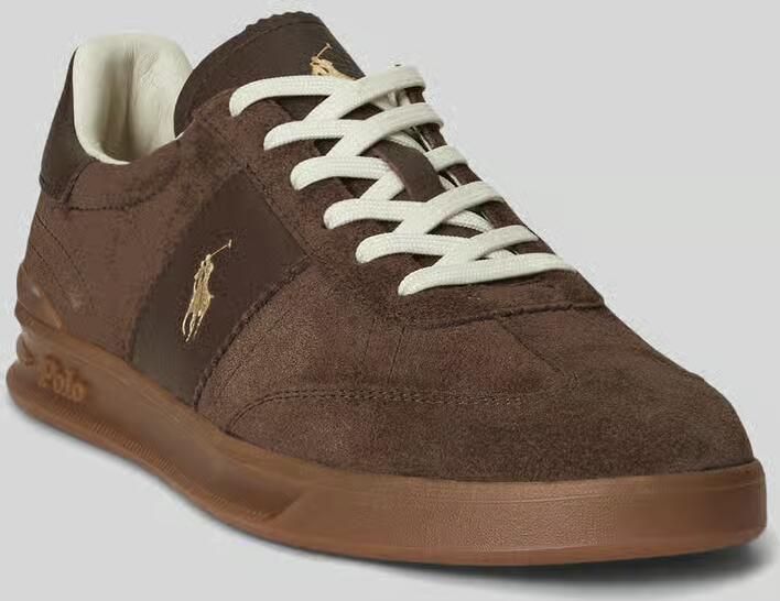 POLO RALPH LAUREN Ralph Lauren Lage Sneakers Heritage Area Suède Bruin - Foto 12
