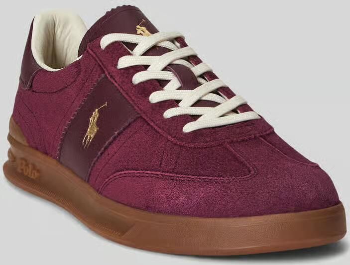POLO RALPH LAUREN Hrt Aera Pp Sneakers Low Top Lace D Sneakers Leer Rood - Foto 7