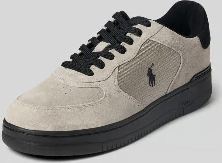 Polo Ralph Lauren Sneakers van gecoate leer-mix model 'MASTERS COURT' - Foto 7