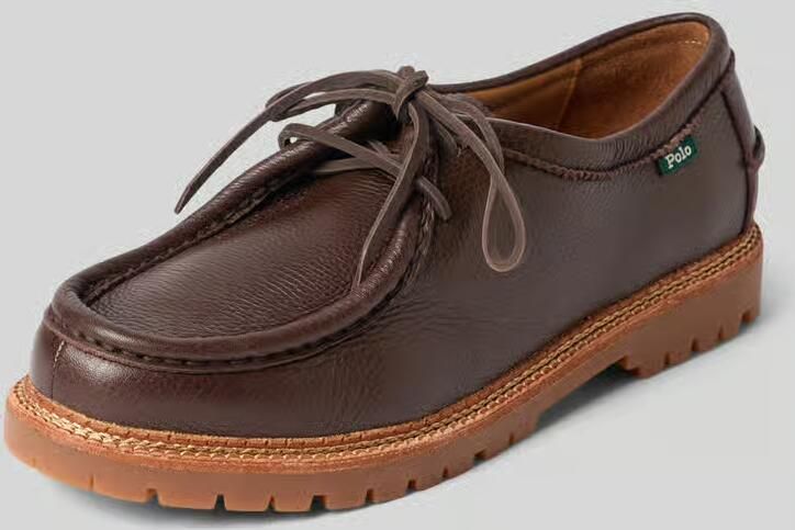 Polo Ralph Lauren Veterschoenen van echt rundleer model 'JETT APRON'
