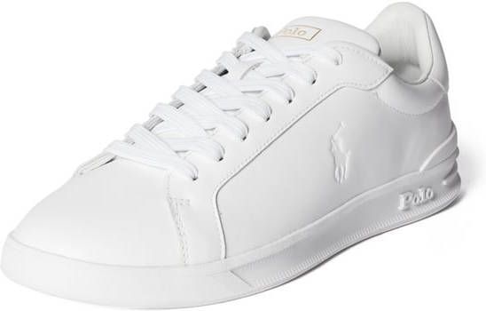 Lauren Ralph Lauren Sneakers van leer met reliëflogo - Foto 9