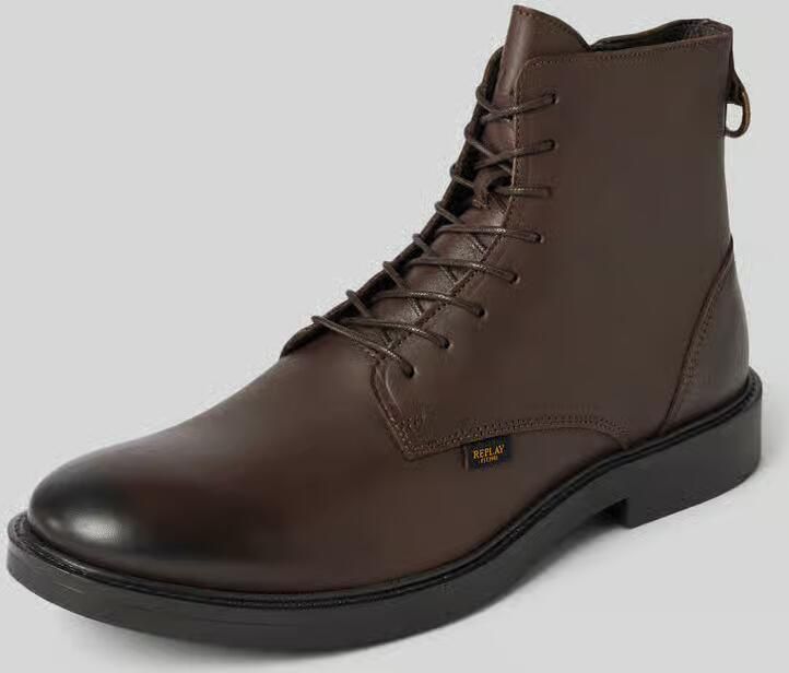 Replay Boots van leer met ritssluiting model 'MILES'