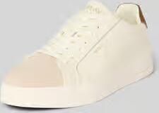 Replay Sneakers van gecoat leer met labelprintdetails