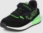 Replay Shoot Klittenband Sneaker Jongens Zwart groen - Thumbnail 4