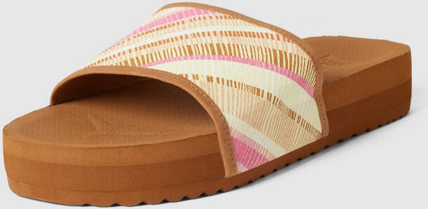 Rip Curl Slippers met plateauzool model 'POOL PARTY'
