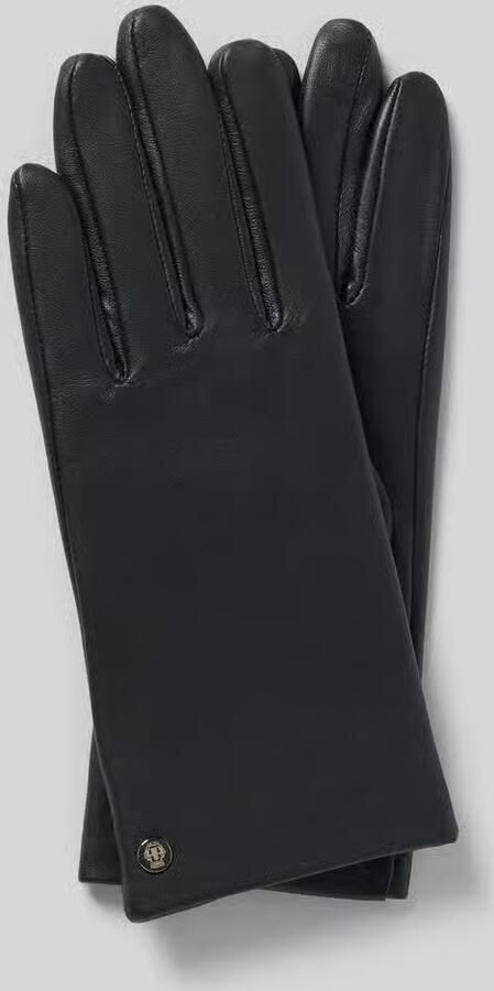 Roeckl Leren handschoenen met labelapplicatie model 'FRANKFURT'