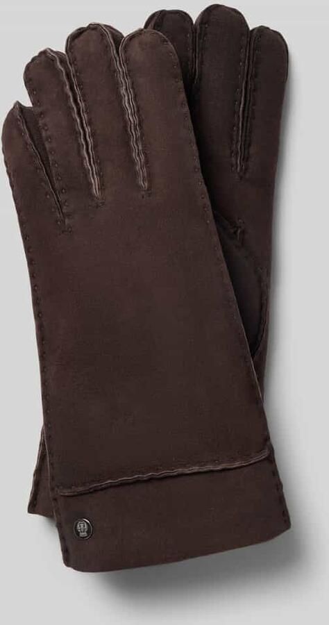 Roeckl Handschoen van Lamswol met logodetail model 'Helsinki' - Foto 1
