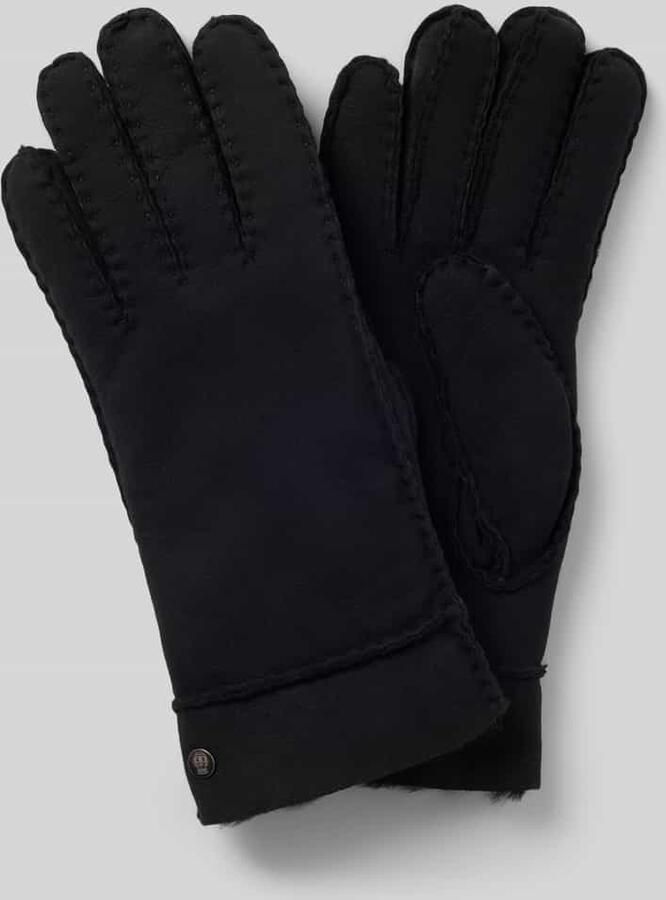 Roeckl Handschoen van Lamswol met logodetail model 'Helsinki'