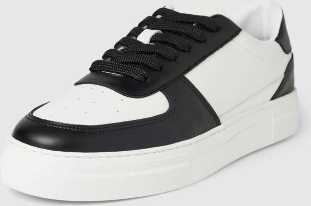 Selected Homme Leren sneakers in effen design model 'HARALD'