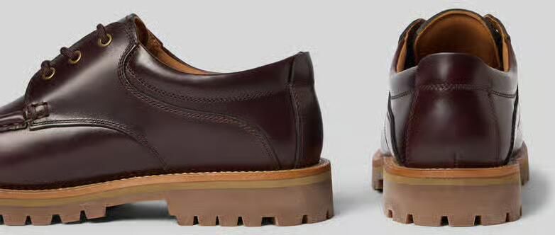 Selected Homme Veterschoenen van echt leer Model 'HOLGER' - Foto 2