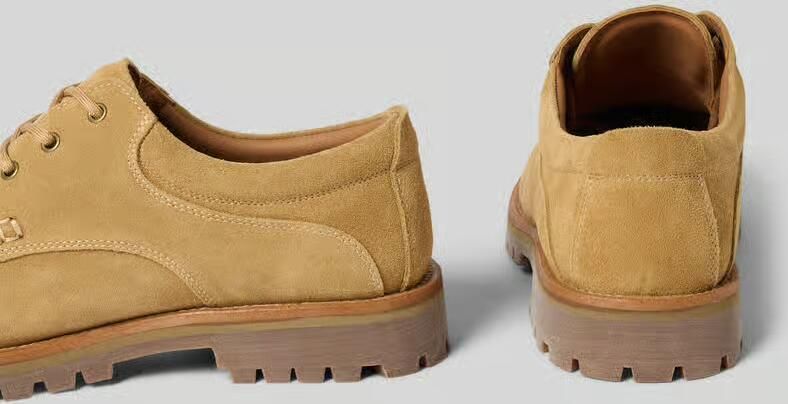 Selected Homme Veterschoenen van echt rundleer Model 'HOLGER SUEDE' - Foto 3