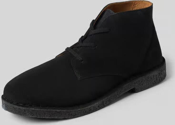 Selected Homme Leren veterschoenen met siernaden model 'RIGA' - Foto 3