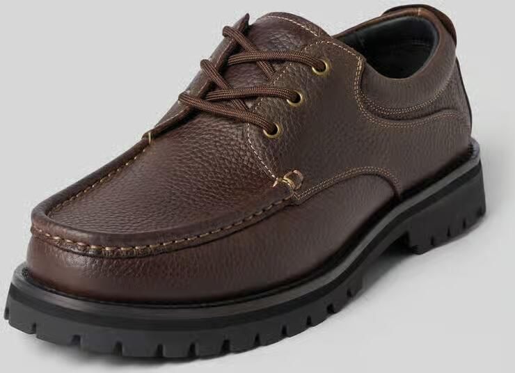 Selected Bootschoenen van runder nappa met profielzool - Foto 2