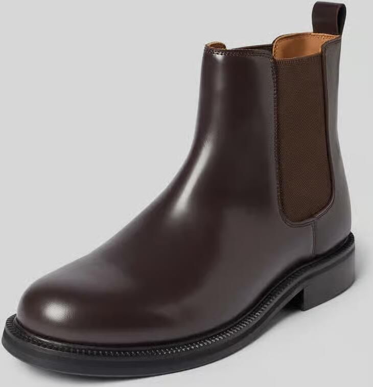 Selected chelsea boots van puur rundleer model 'BOBBY'