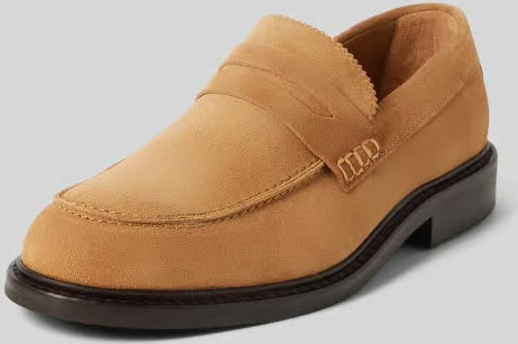 Selected Loafers met gestructureerde zool model 'CARTER'