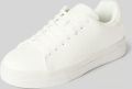 Selected Low top sneakers van echt leer model 'DAVID' - Wit