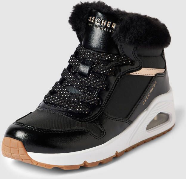 Skechers Kids Hoge veterschoenen UNO COZY ON AIR met air cooled memory foam - Foto 9