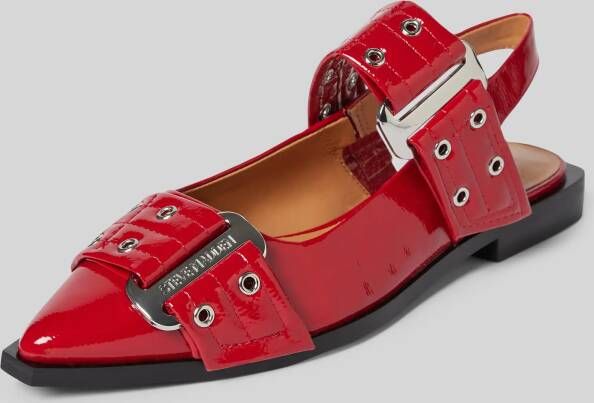 Steve Madden Ballerina's in laklook met studs