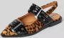 STEVE MADDEN Grand Ave-L slingbacks Zwart Synthetisch Slingback sandalen Dames - Thumbnail 6