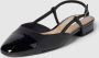 Steve Madden Belinda lakleren slingback ballerina's zwart - Thumbnail 5