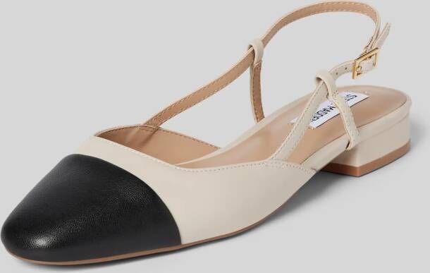 Steve Madden Ballerina's van leer met doornsluiting