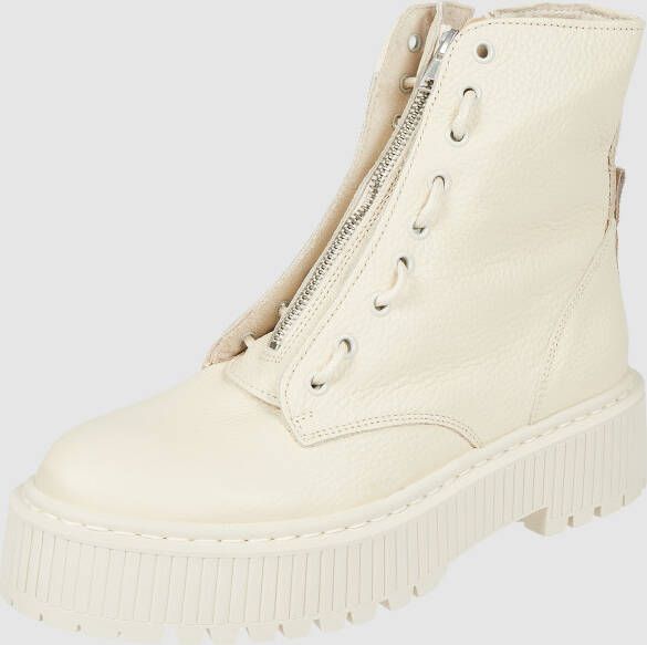 Steve Madden Odyl Veterschoenen Hoog gebroken wit - Foto 4