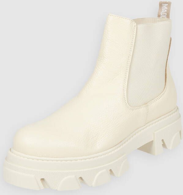 Steve Madden Mixture chunky leren chelsea boots off white - Foto 8