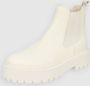 Steve Madden Veerly Boots Bone Suède en Leren Enkellaarzen Beige Dames - Thumbnail 2