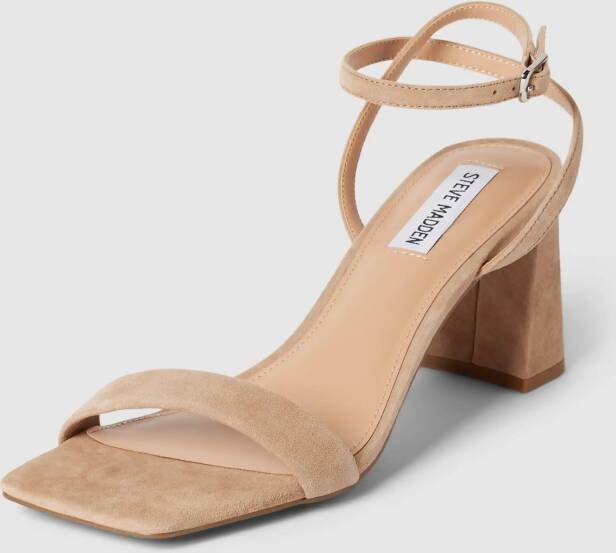 STEVE MADDEN Luxe Sandal Beige Suede Sandalen met hak - Foto 8