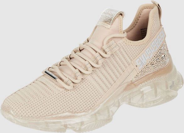 Steve Madden Roségouden Sneakers met Decoratieve Stenen Beige Dames - Foto 9