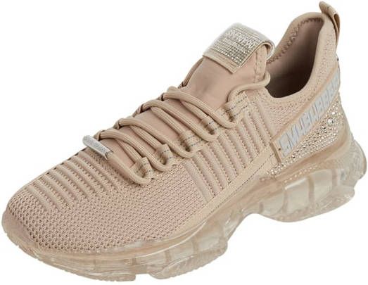 Dames Dames Schoenen voor voor Sneakers voor Hoge sneakers Model maxilla-r  in het Naturel Steve Madden Mesh Sneakers Met Strass-steentjes  allware.com.br